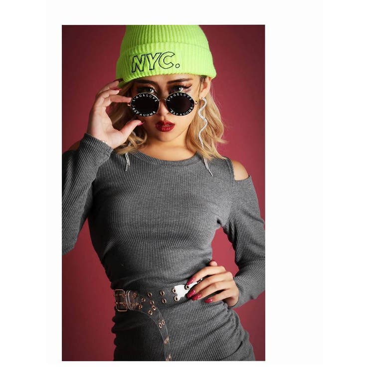 ワンピース ニットワンピ リブニット | bombshell | 詳細画像10 