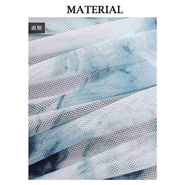 長袖カットソー シースルー ブルー | bombshell | 詳細画像10 