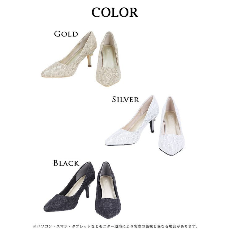 パンプス ヒール レース | Ryuyu | 詳細画像8 