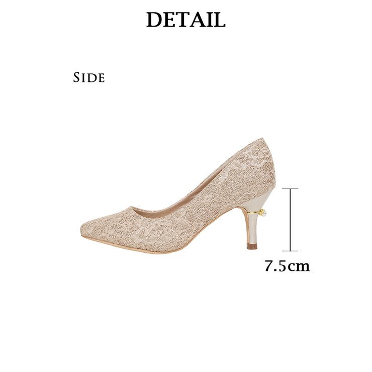 パンプス ヒール レース | Ryuyu | 詳細画像11 