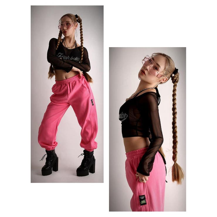 長袖カットソー メッシュトップス ブラ | bombshell | 詳細画像7 