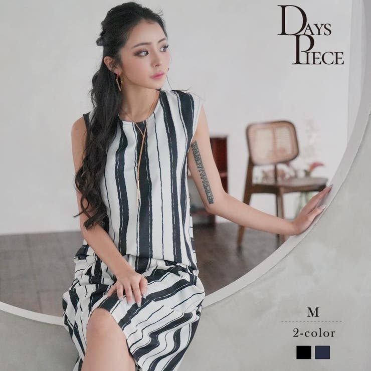 ブラック | パンツセットアップ ストライプ セットアップ | Ryuyu