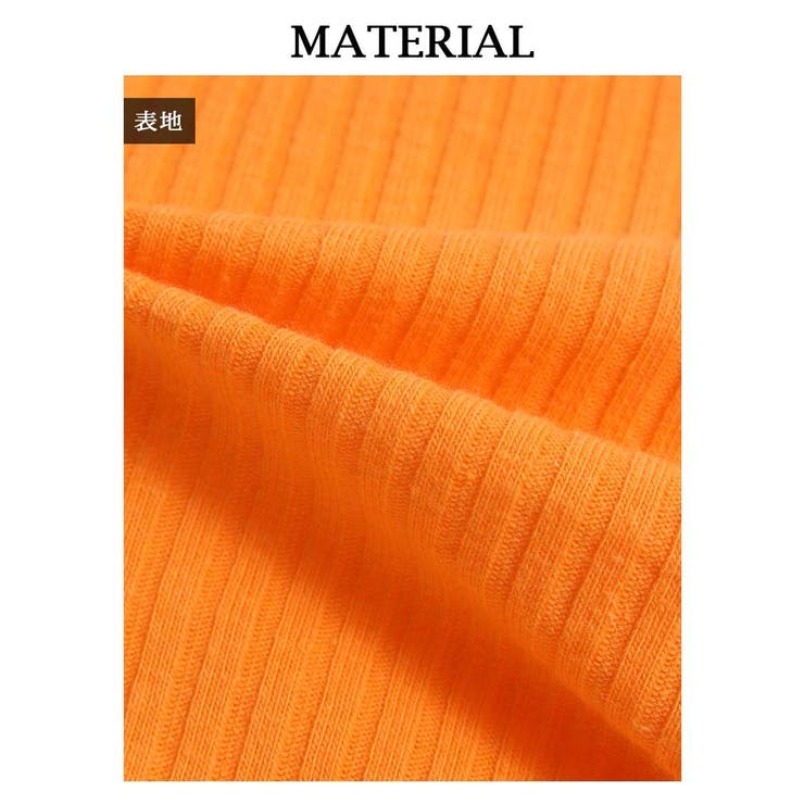 半袖カットソー リブニット サイドカット | bombshell | 詳細画像13 