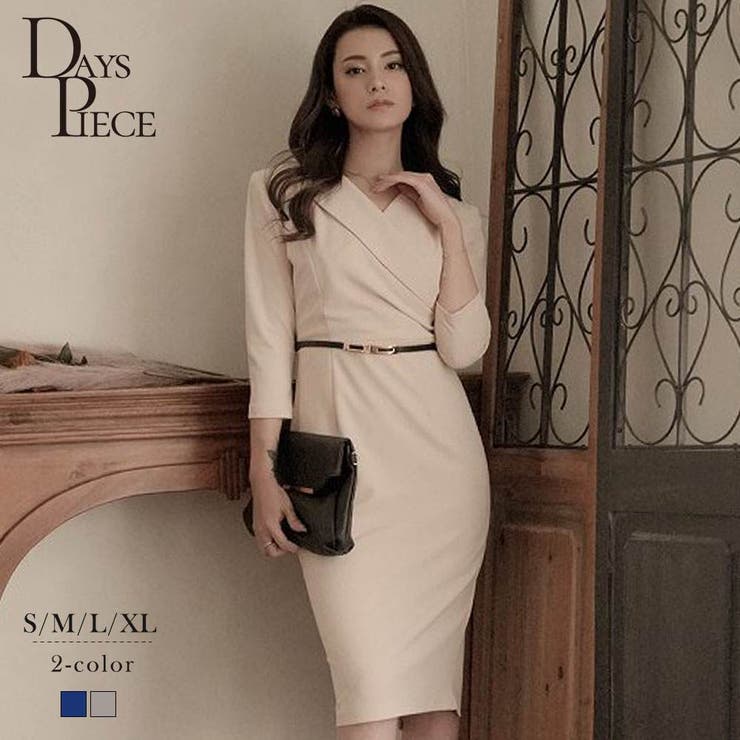 ベージュ | ワンピース キャバドレス ストレッチ | Ryuyu