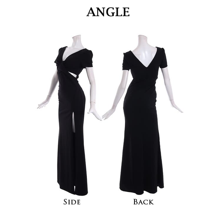 キャバドレス ロング 黒 | Ryuyu | 詳細画像10 