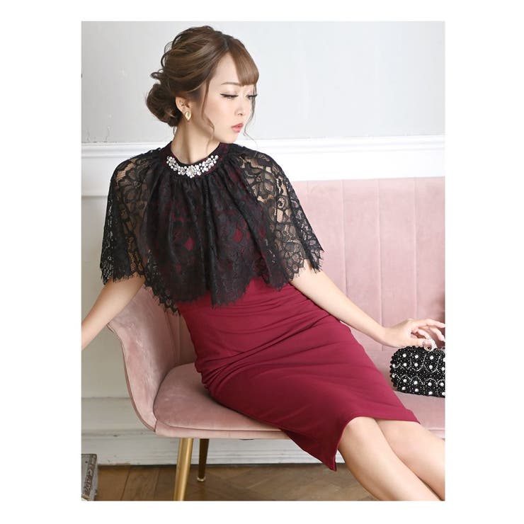 キャバドレス ミニ ミモレ丈 | Ryuyu | 詳細画像11 