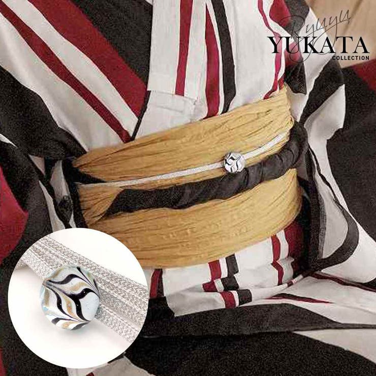 シルバー | 浴衣 とんぼ玉 飾り紐 | Ryuyu