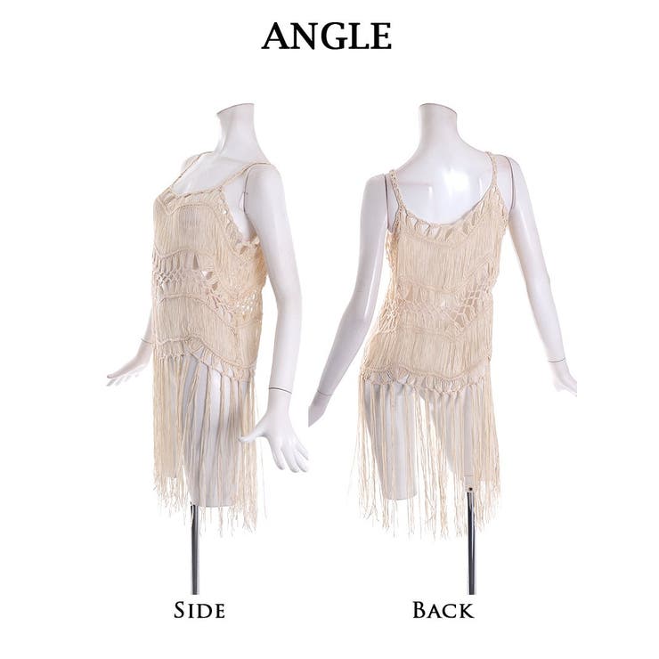 ビーチウェア かぎ編み ジレ | Ryuyu | 詳細画像13 