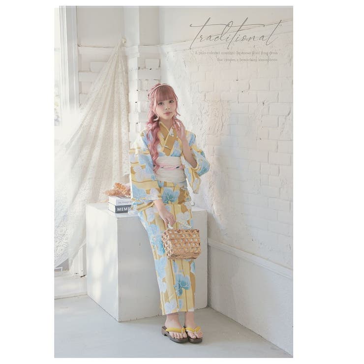 浴衣 大柄 ストライプ | Ryuyu | 詳細画像2 