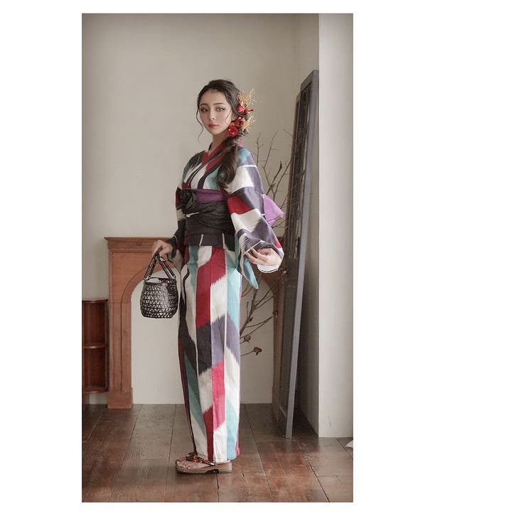 浴衣 モダン レトロ[品番：RV000011646]｜Ryuyu（リューユ）の