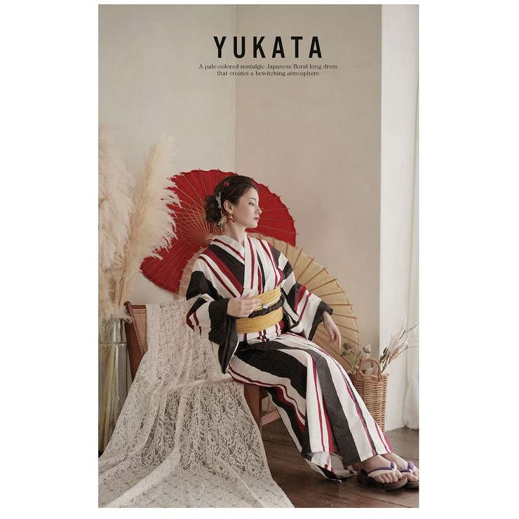 浴衣 レトロ ストライプ | Ryuyu | 詳細画像2