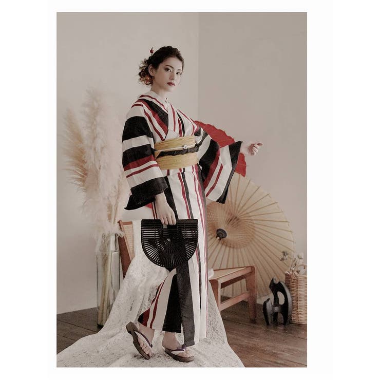 浴衣 レトロ ストライプ | Ryuyu | 詳細画像4