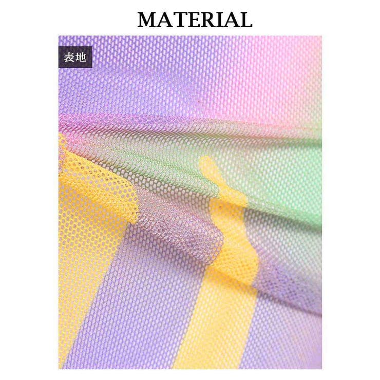 長袖カットソー カラフル クロップドトップス | bombshell | 詳細画像11 