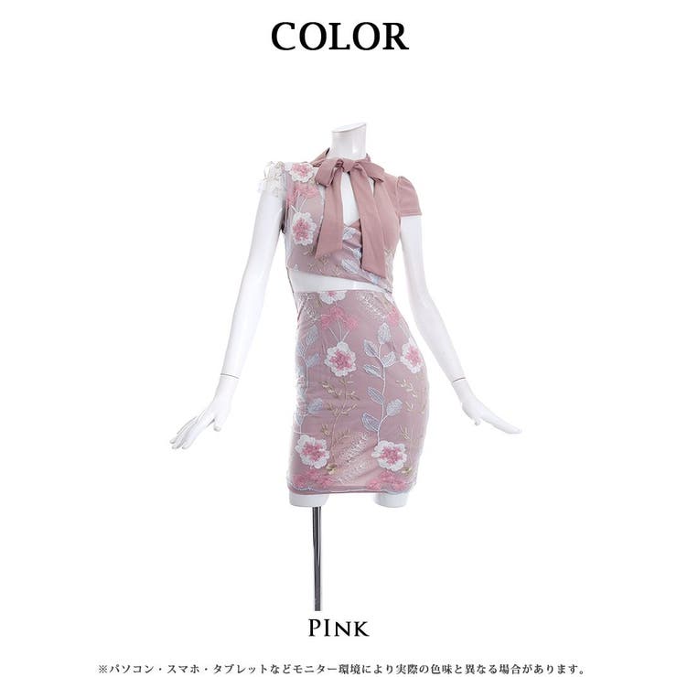 キャバドレス ミニ 花柄 | Ryuyu | 詳細画像7 