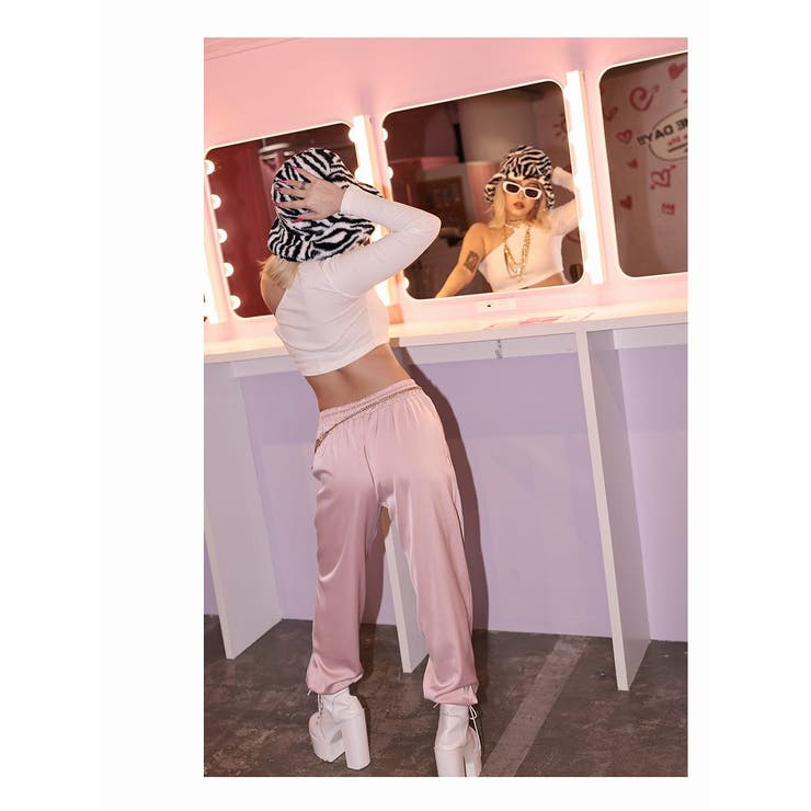 長袖カットソー リブニット カットソー | bombshell | 詳細画像2 