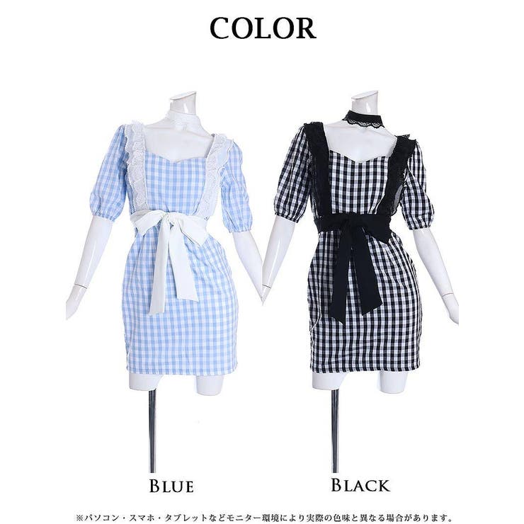 キャバドレス ミニ チェック | Ryuyu | 詳細画像11 