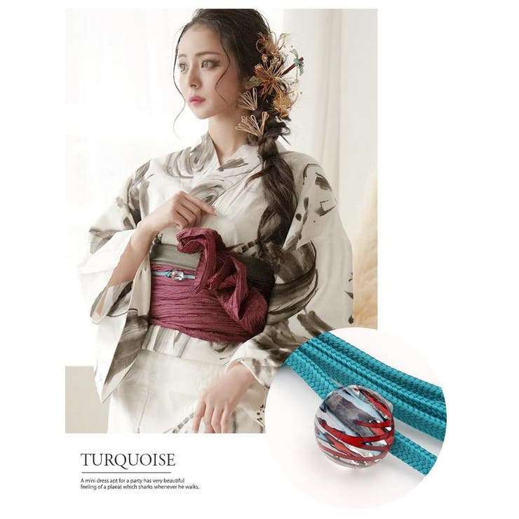 浴衣 とんぼ玉 飾り紐 | Ryuyu | 詳細画像2 