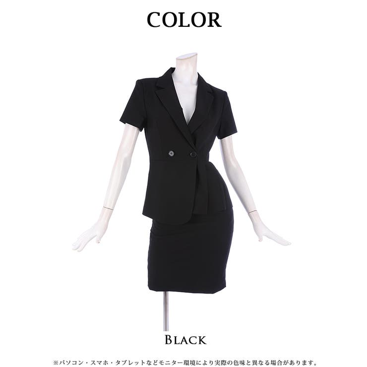 キャバスーツ 黒 大きいサイズ | Ryuyu | 詳細画像10