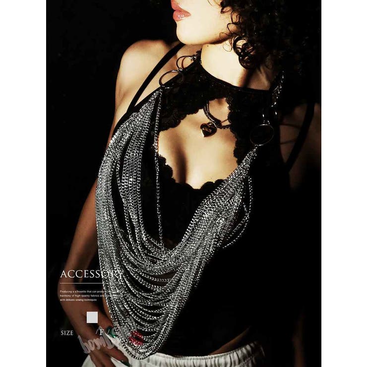 シルバー | アクセサリー ボディーチェーン ステージ衣装 | bombshell