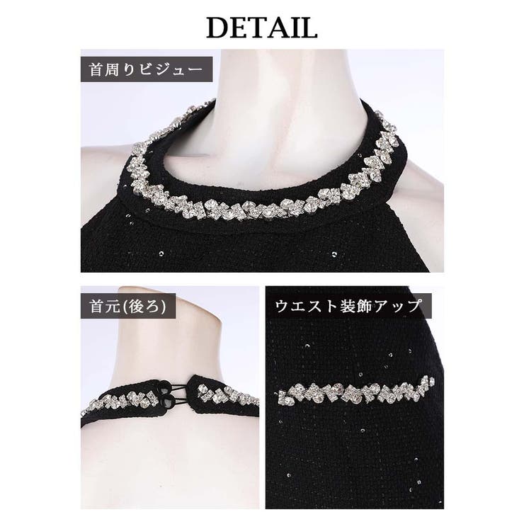 キャバドレス ミニ アメリカンスリーブ | Ryuyu | 詳細画像14 