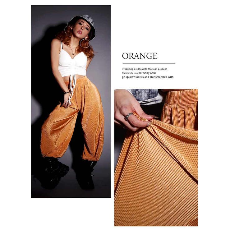 オレンジ | パンツ サルエルパンツ ロングパンツ | bombshell
