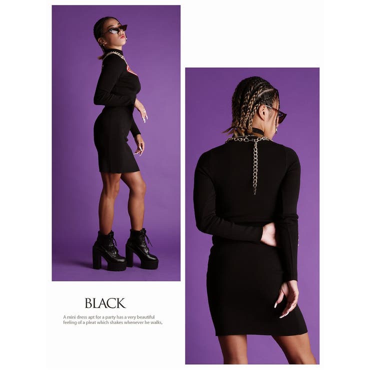 ワンピース セクシー 胸開き | bombshell | 詳細画像4 