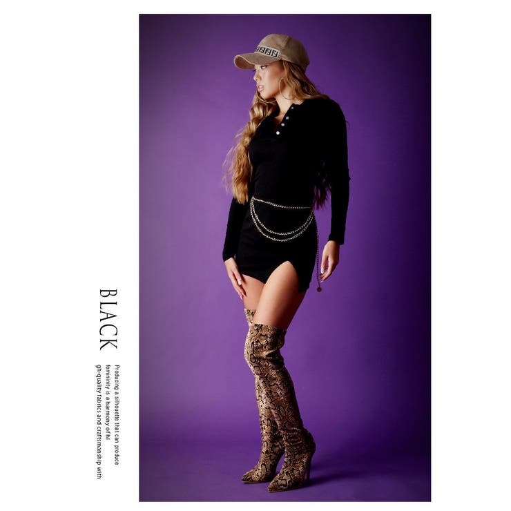 ワンピース ポロシャツ 長袖 | bombshell | 詳細画像9 