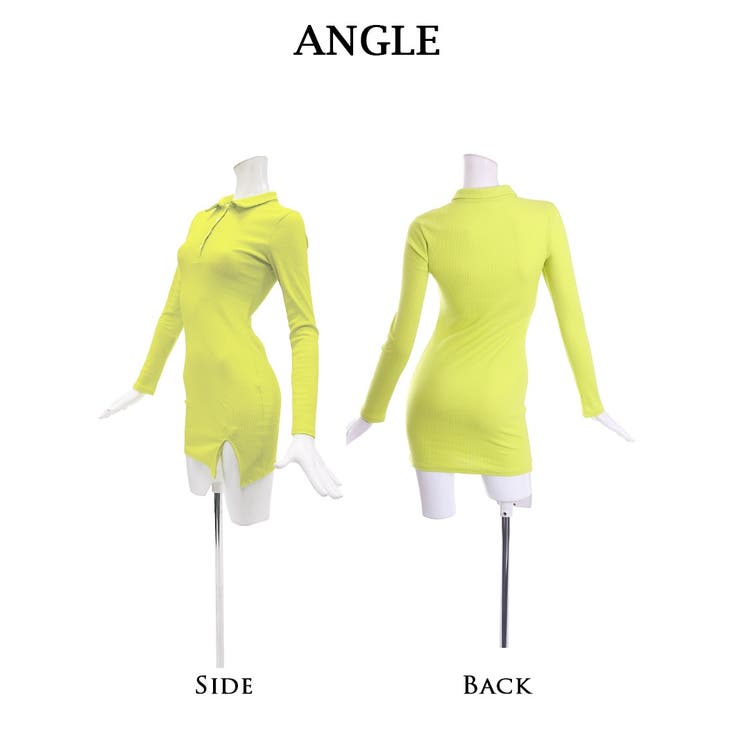 ワンピース ポロシャツ 長袖 | bombshell | 詳細画像12 