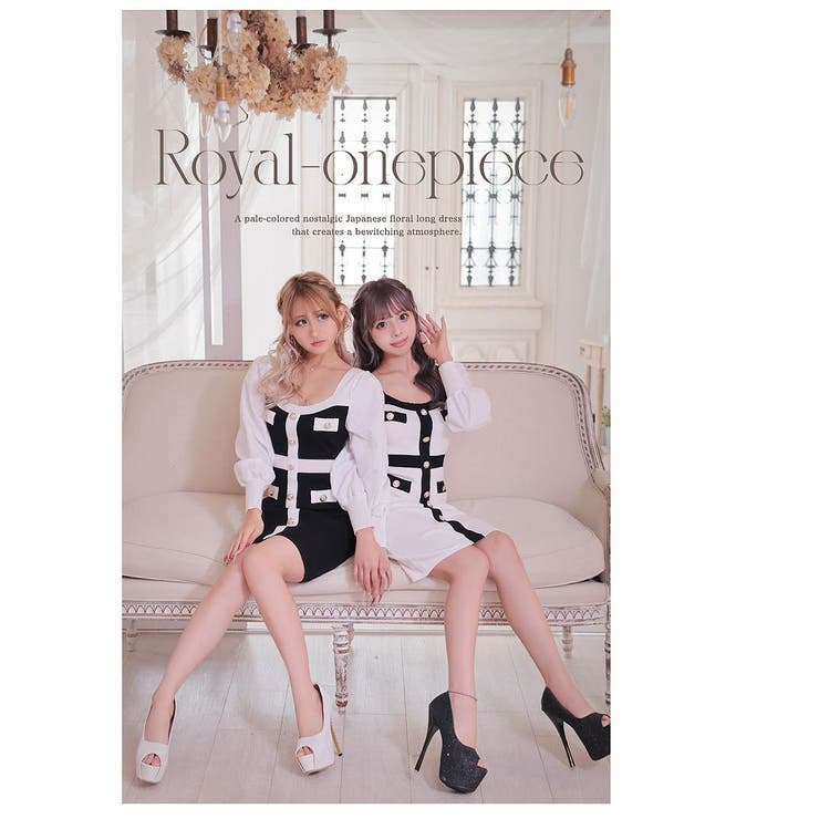 キャバドレス ミニ 袖付きワンピース[品番：RV000011854]｜Ryuyu （リューユ）のレディースファッション通販｜SHOPLIST（ショップリスト）