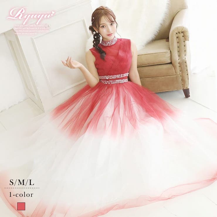 キャバドレス ロング グラデーション | Ryuyu | 詳細画像1 