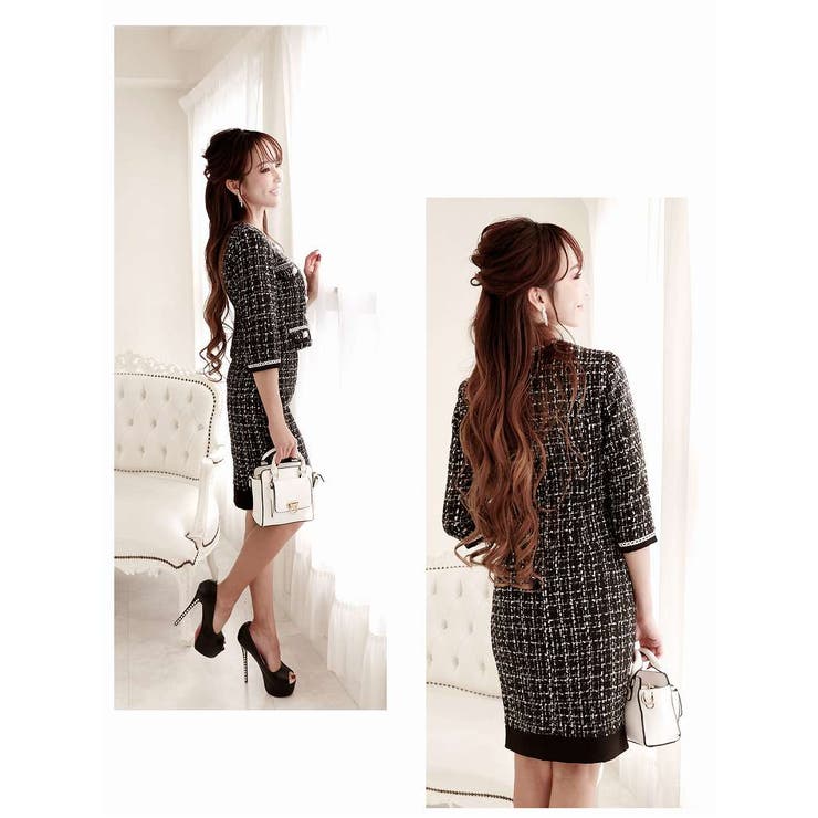 キャバスーツ ツイード カラーツイード | Ryuyu | 詳細画像4 