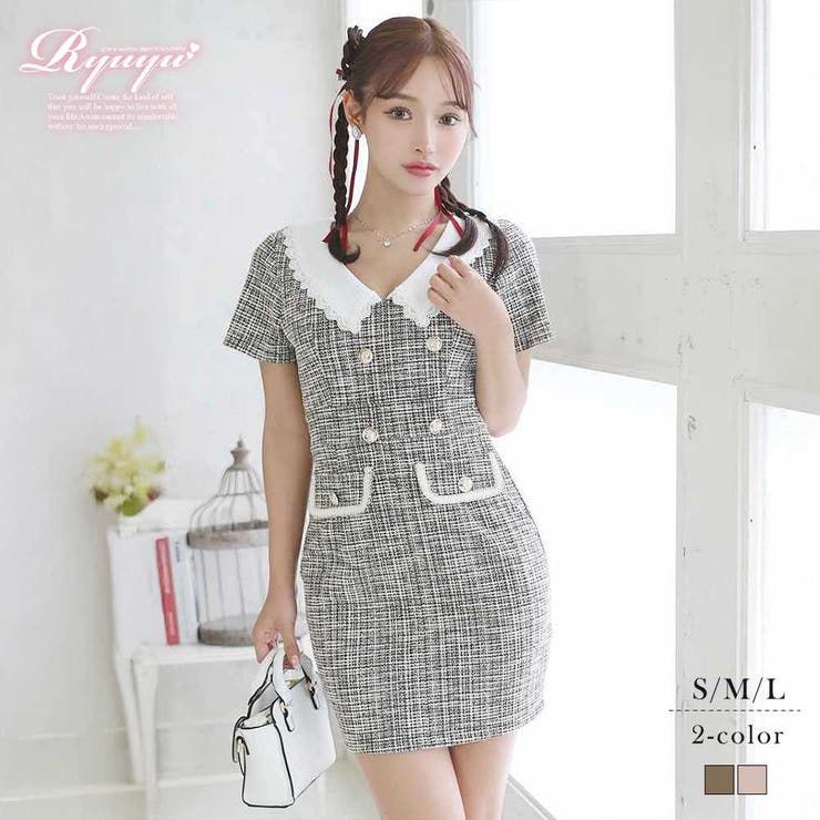 ブラウン | ワンピース キャバドレス 韓国風 | Ryuyu