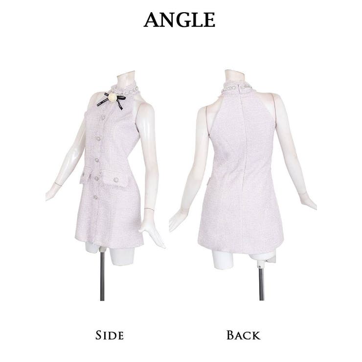 キャバドレス ミニ ツイード | Ryuyu | 詳細画像8 