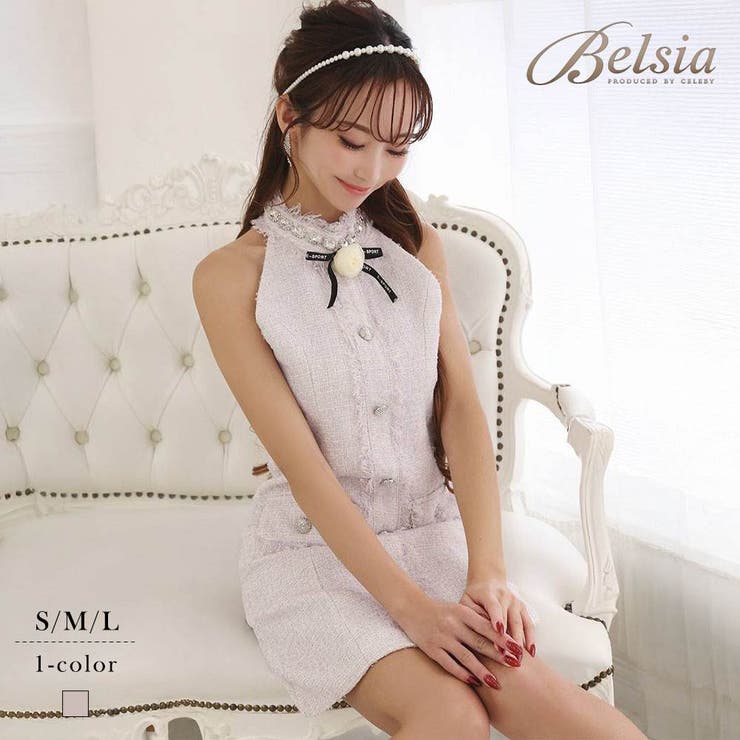 キャバドレス ミニ ツイード | Ryuyu | 詳細画像1 