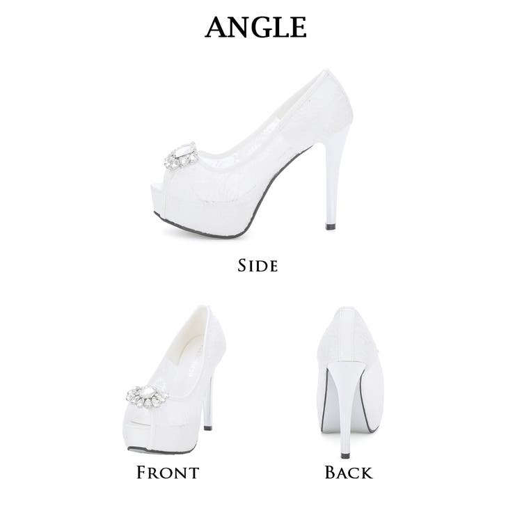 パンプス ヒール レース | Ryuyu | 詳細画像6 