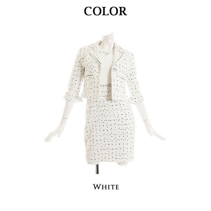 キャバスーツ 大きいサイズ ツイード | Ryuyu | 詳細画像9 