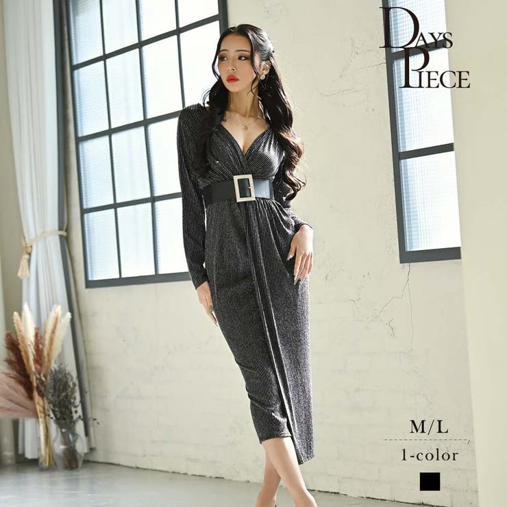 ブラック | ワンピース キャバドレス 黒 | Ryuyu