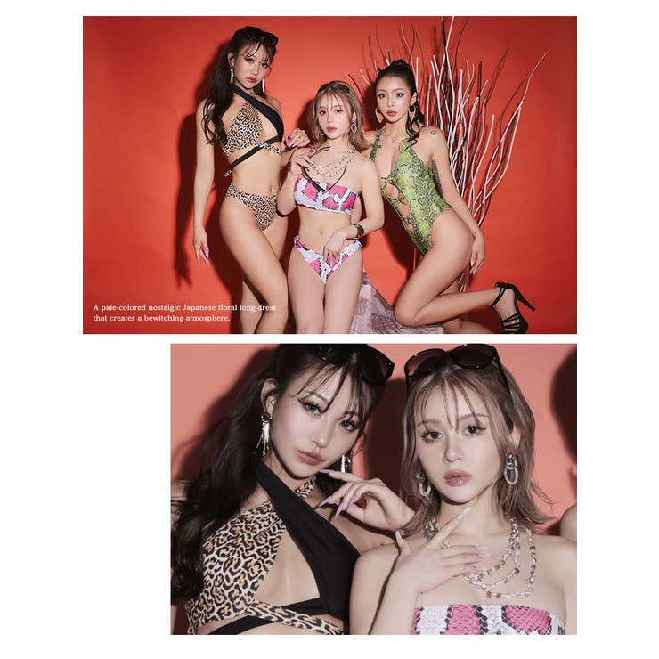 水着 パイソン ピンク | Ryuyu | 詳細画像6 