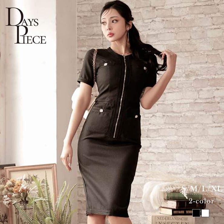 ブラック | ワンピース キャバドレス 袖付き | Ryuyu