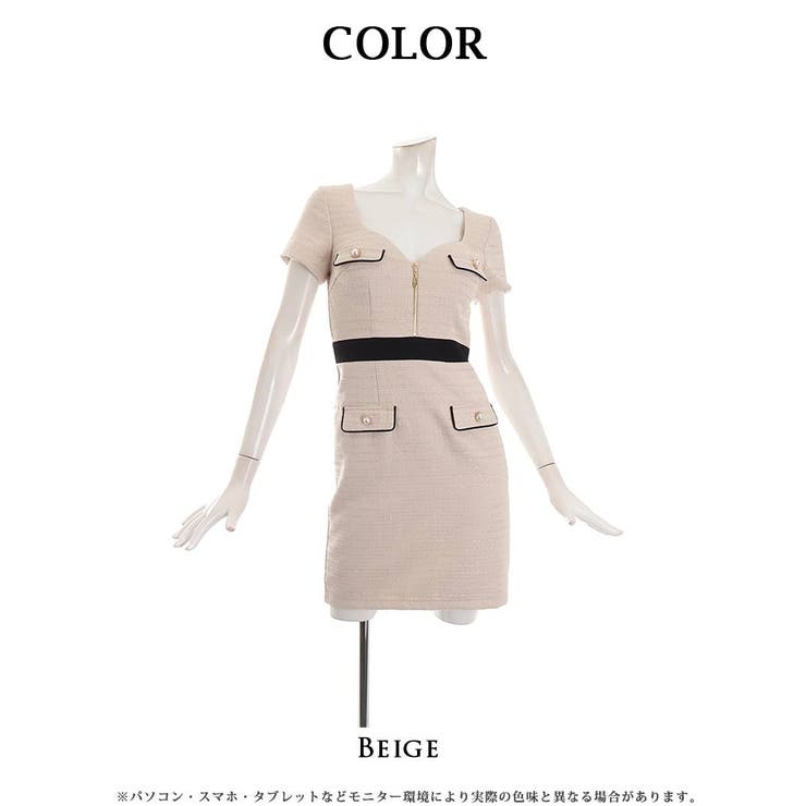 キャバドレス ミニ ツイード | Ryuyu | 詳細画像9 