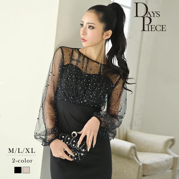 ブラック | ワンピース キャバドレス 結婚式 | Ryuyu