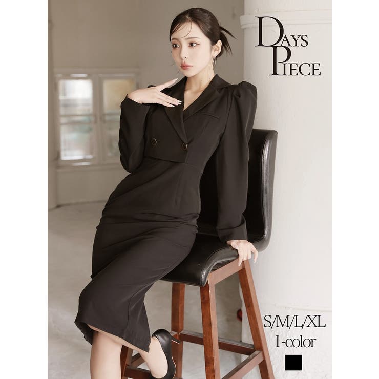 ワンピース キャバドレス 黒 | Ryuyu | 詳細画像1 