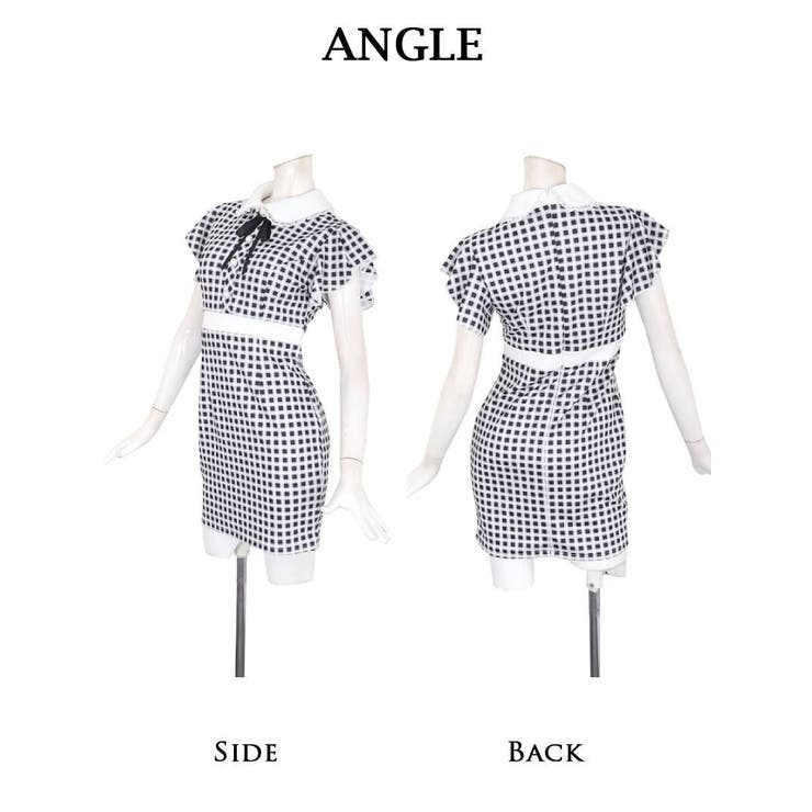 キャバドレス ミニ チェック柄 | Ryuyu | 詳細画像10 