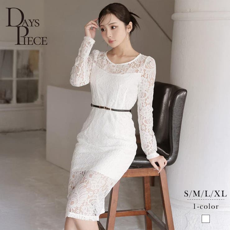 ホワイト | ワンピース キャバドレス レース | Ryuyu