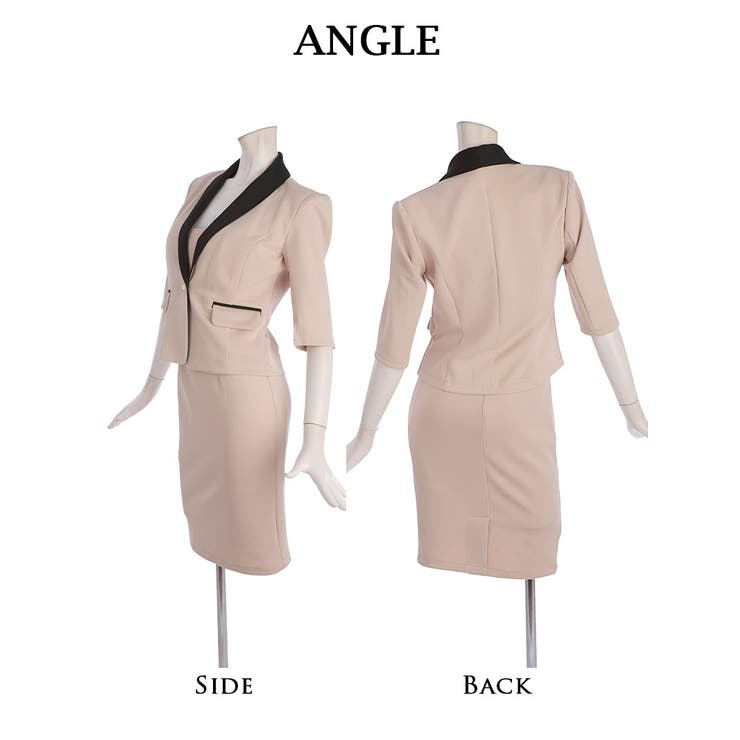 キャバスーツ バイカラー サマースーツ | Ryuyu | 詳細画像12 