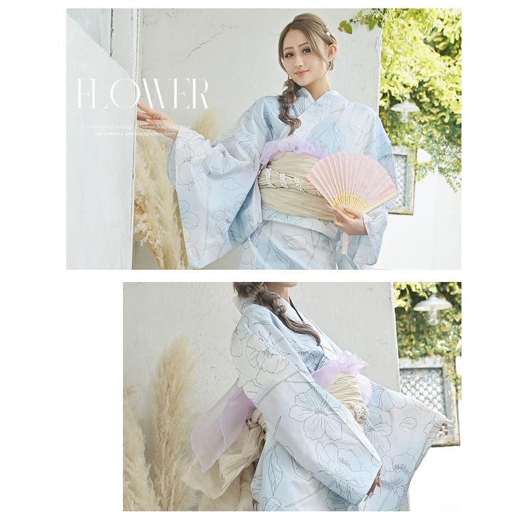 浴衣 パープル 紫 | Ryuyu | 詳細画像9 