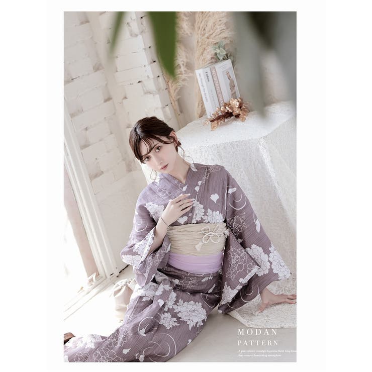 浴衣 紫 大人浴衣[品番：RV000012073]｜Ryuyu（リューユ）の