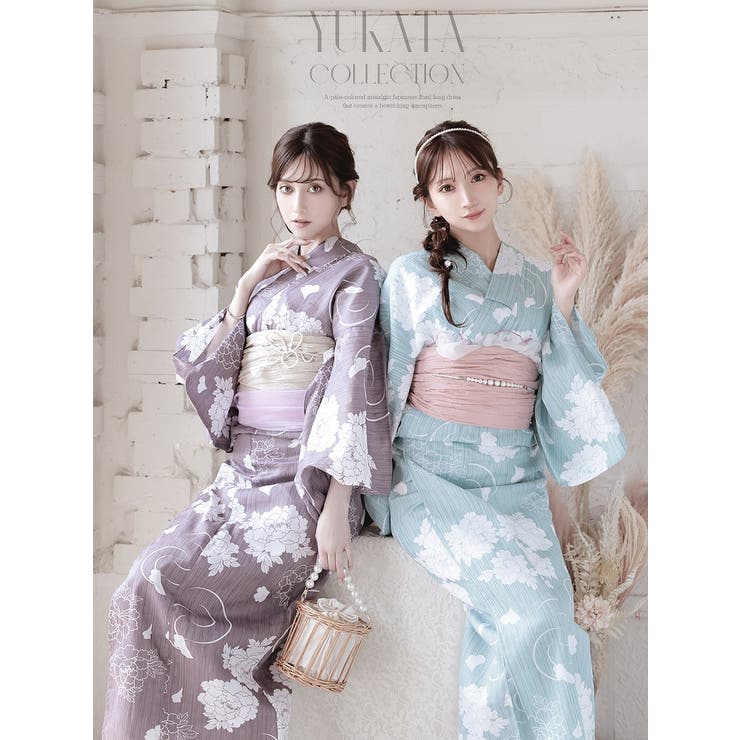 浴衣 紫 大人浴衣[品番：RV000012073]｜Ryuyu（リューユ）の