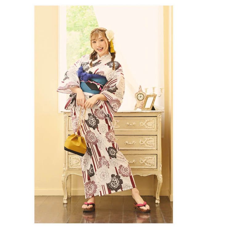 マスタード | 浴衣 巾着 バッグ | Ryuyu