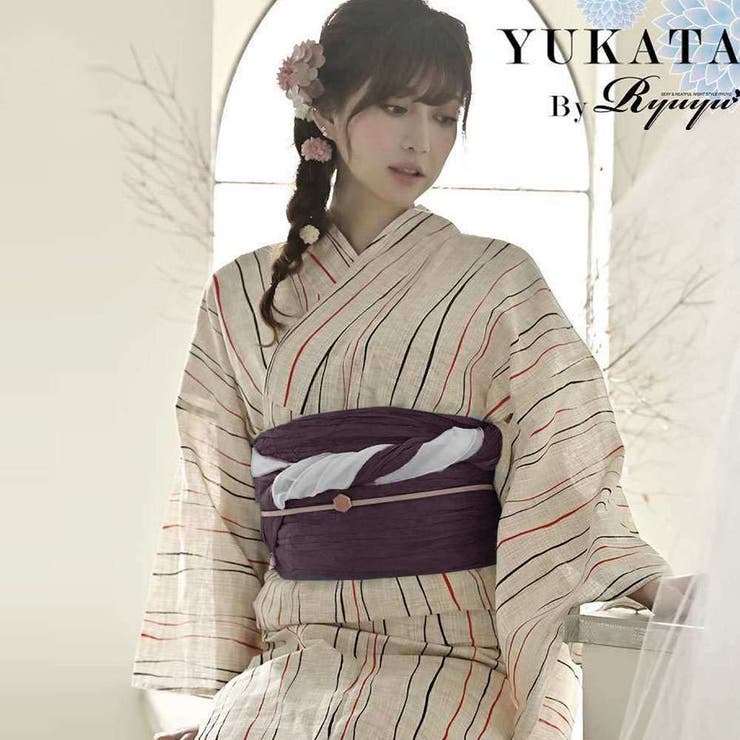 キナリ | 浴衣 白 単品 | Ryuyu